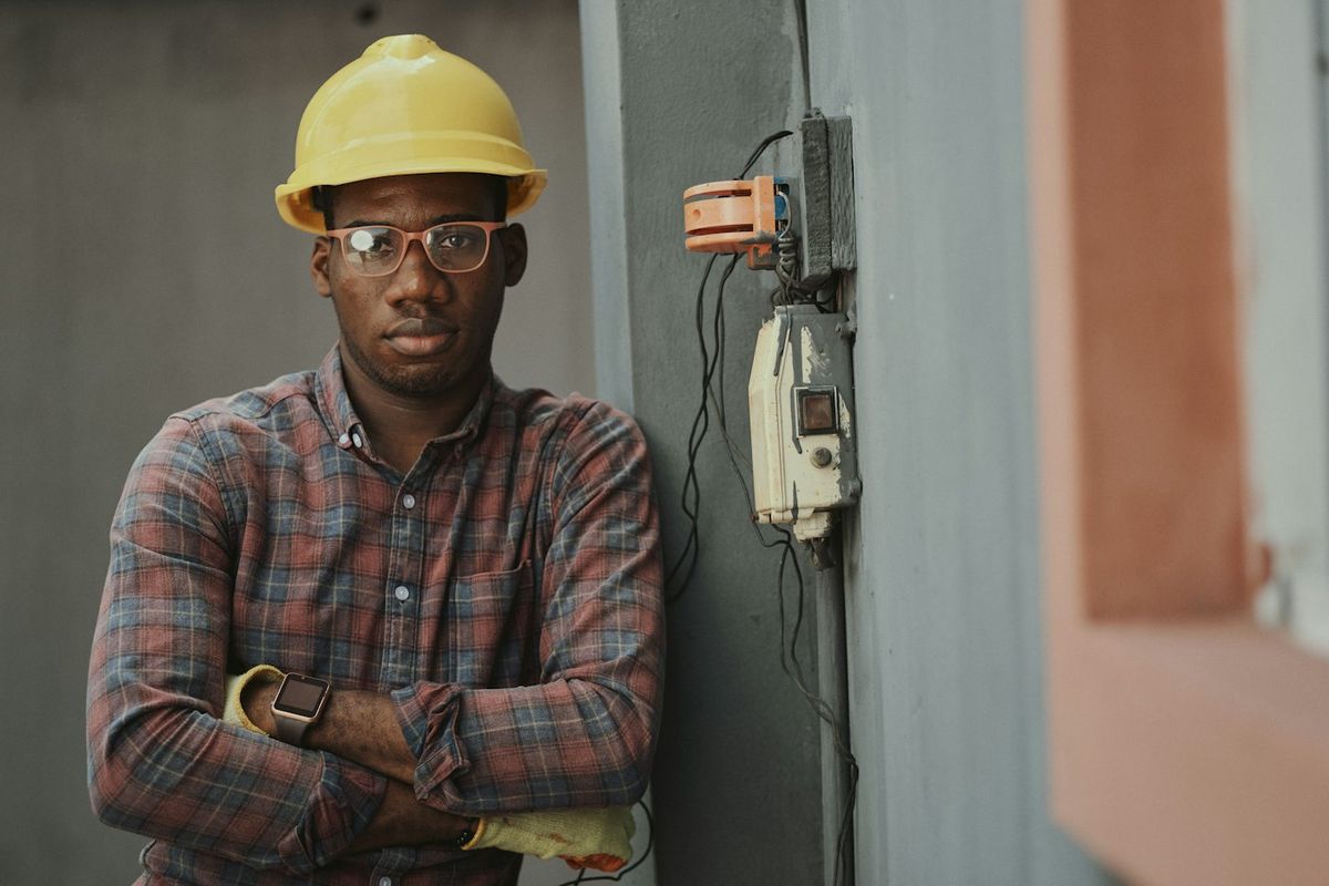 HVAC technician work